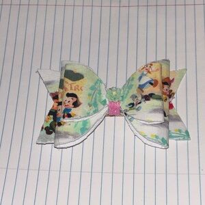 Handmade Pinocchio inspired Hair Bow